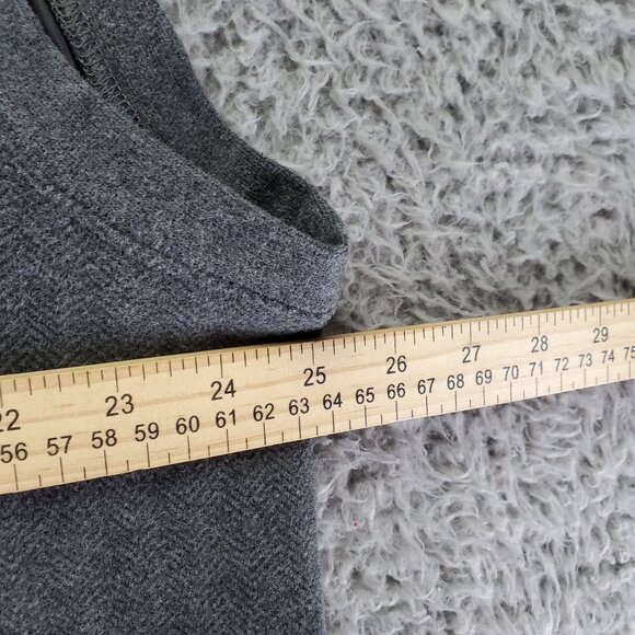 Carnoustie Jacket Mens XL Herringbone Gray Full Zip Vest - Picture 5 of 6